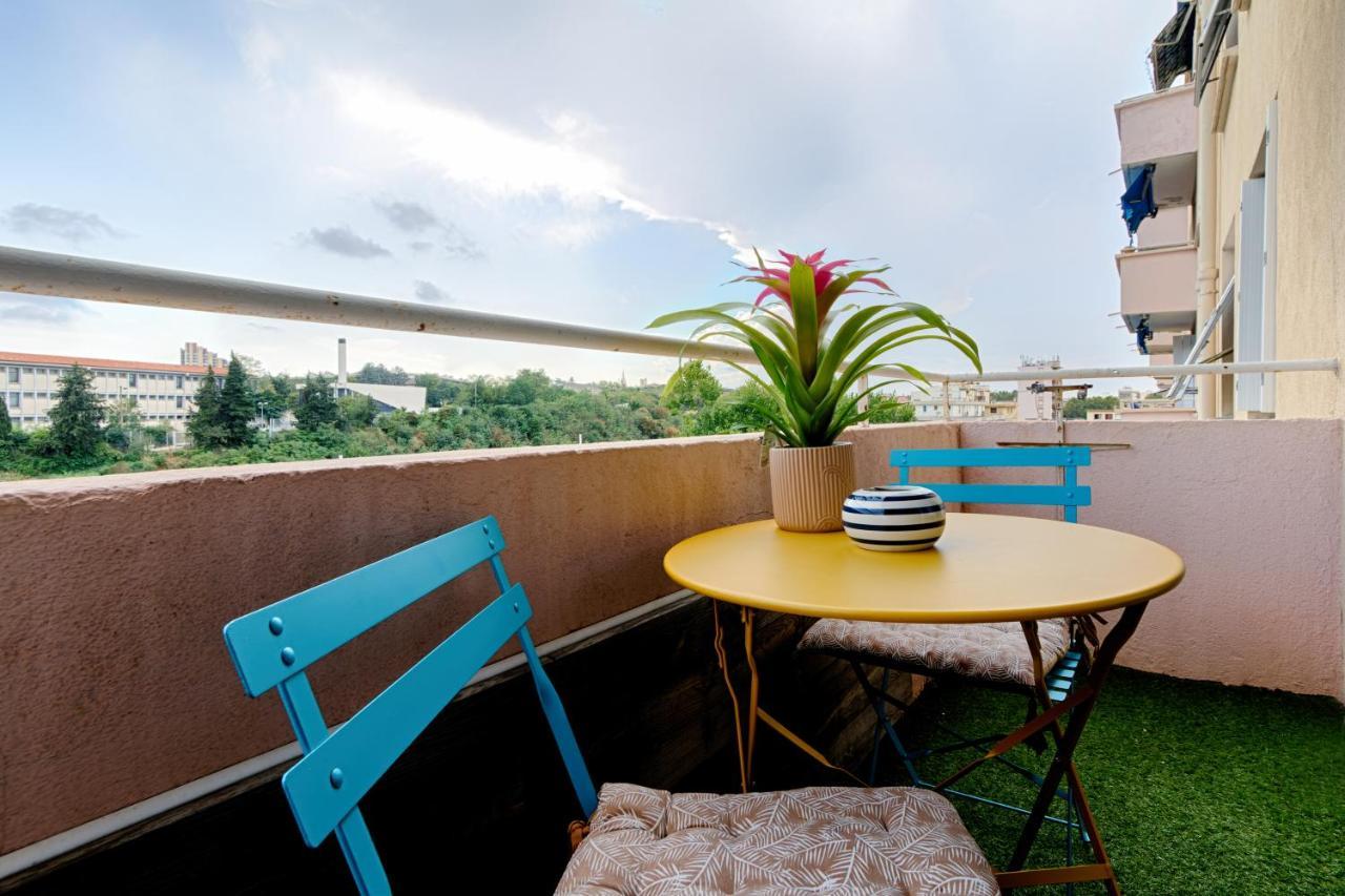 006 - Le Corum Appartement 2 Chambres, Parking, Wifi, Clim, Centre มงต์เปอลิเยร์ ภายนอก รูปภาพ