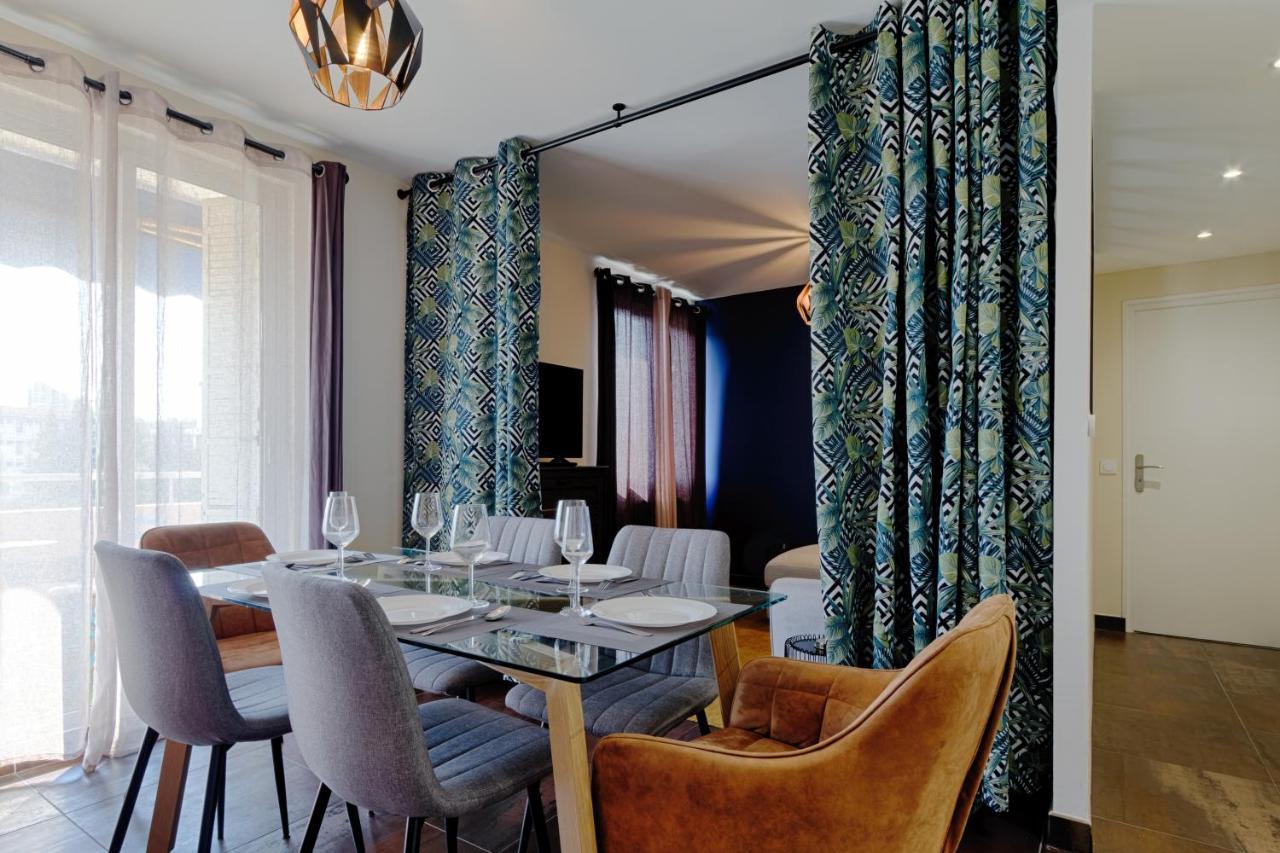 006 - Le Corum Appartement 2 Chambres, Parking, Wifi, Clim, Centre มงต์เปอลิเยร์ ภายนอก รูปภาพ