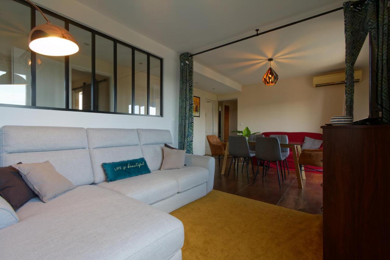 006 - Le Corum Appartement 2 Chambres, Parking, Wifi, Clim, Centre มงต์เปอลิเยร์ ภายนอก รูปภาพ
