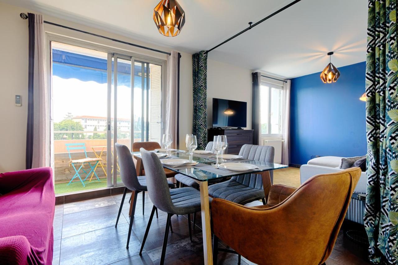 006 - Le Corum Appartement 2 Chambres, Parking, Wifi, Clim, Centre มงต์เปอลิเยร์ ภายนอก รูปภาพ